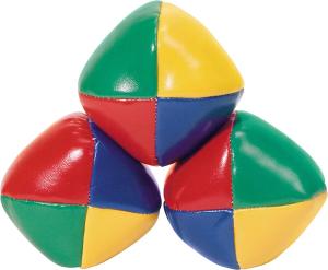 Multi color juggle balls